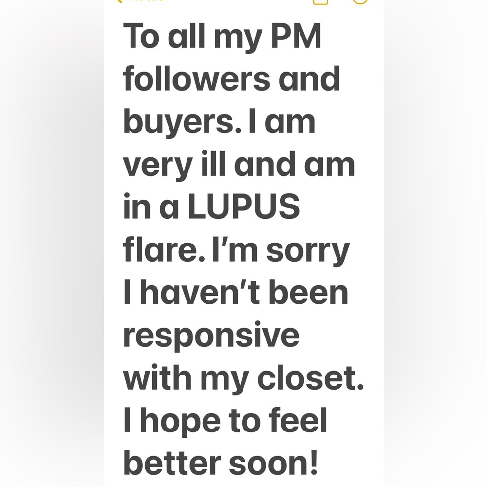 My sincerest apologies